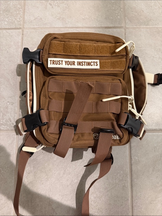 Wolfpak Handbags - WOLFpak Brown/Cocoa Mini 9L Bag with Cream Accents